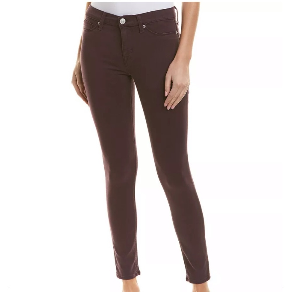 Hudson Jeans Natalie Deep Plum Skinny Leg